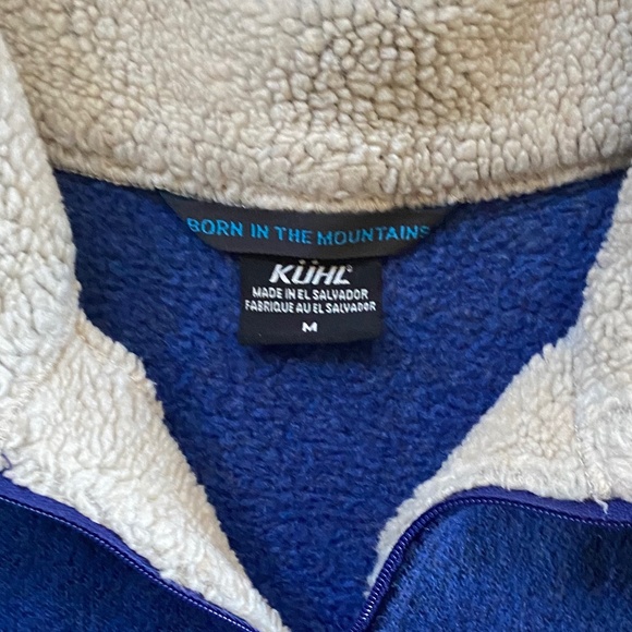 Kuhl 1/4 zip Shearling Fleece- Medium - Picture 2 of 3